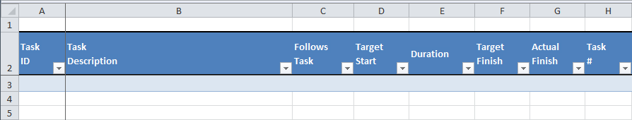 Exported VirtualBoss Excel Sheet